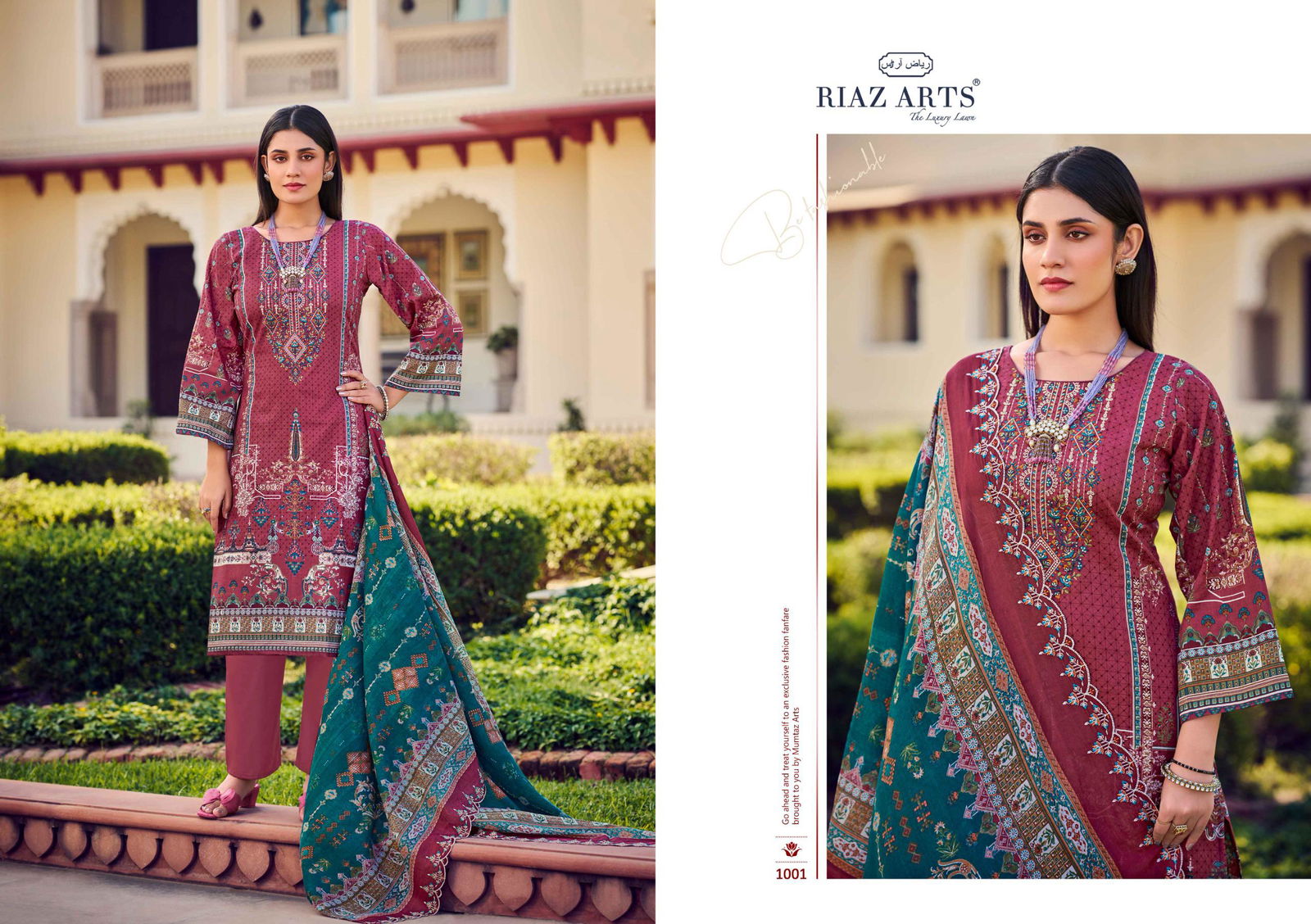 Bin Saeed Vol 7 By Riaz Arts Cotton Printed Dress Material Wholesalers In Delhi